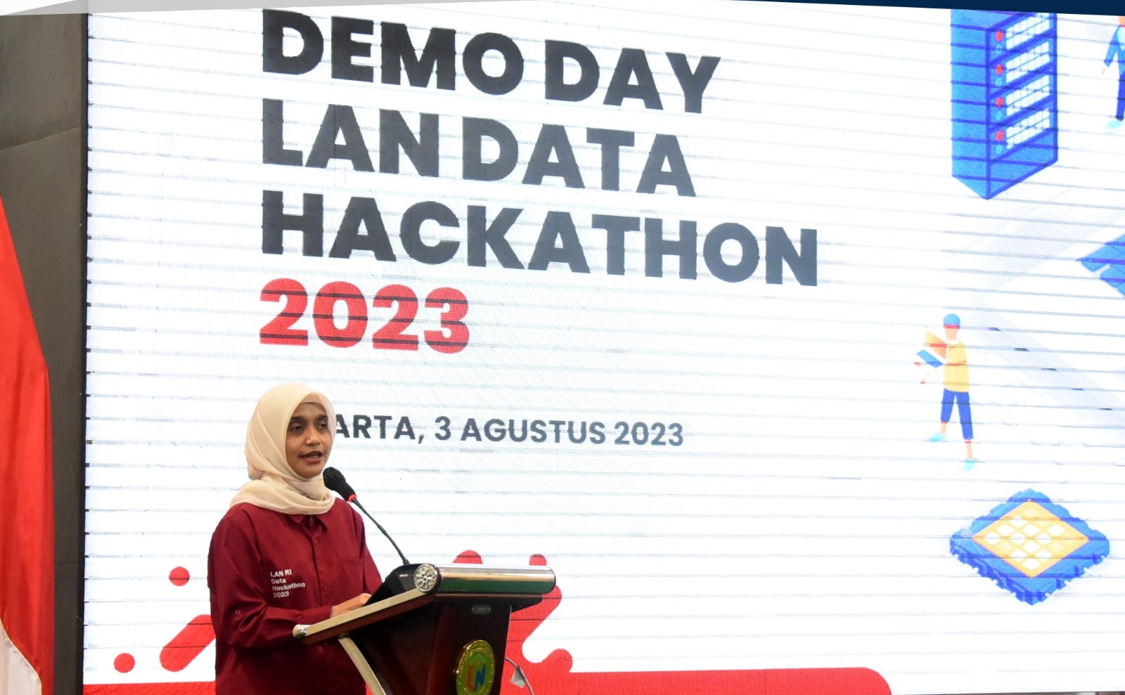 Turut Andil Pembangunan Budaya Literasi Data Science, LAN Selenggarakan “LAN Data Hackathon 2023”