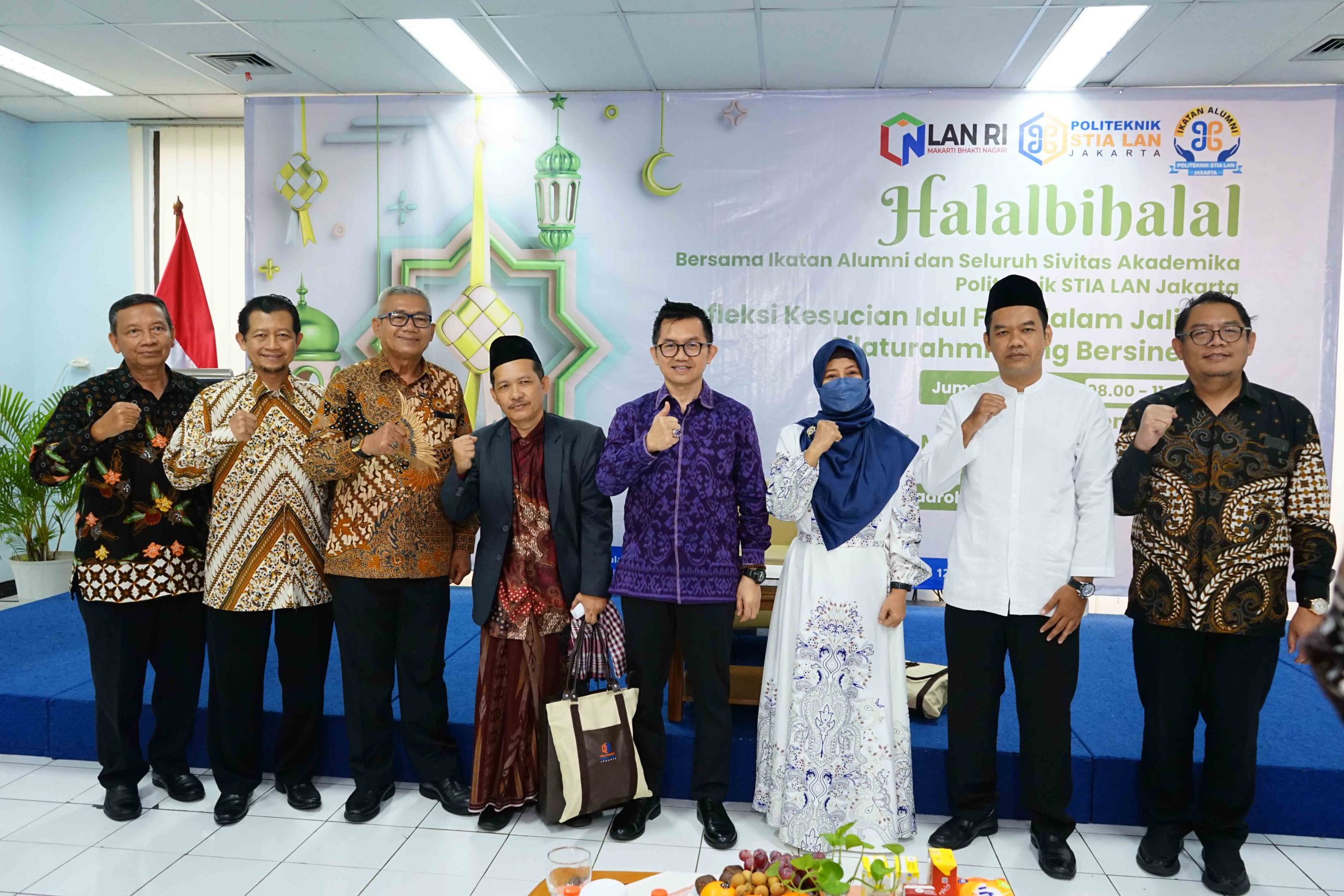 Bangun Silaturahmi dan Komunikasi Efektif Alumni dan Civitas Akademika, Politeknik STIA LAN Jakarta Selenggarakan Halal Bihalal